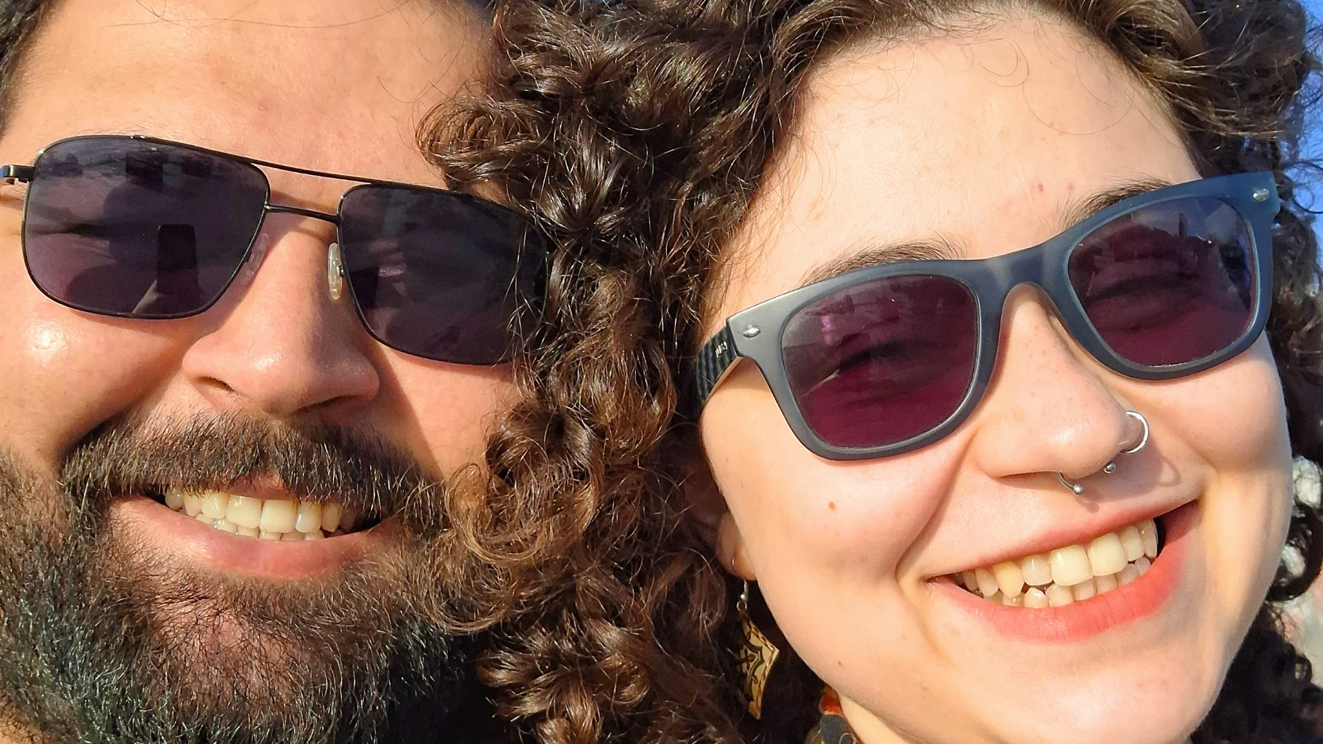 Bekir and Seha, sunshine portrait